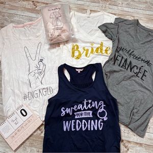 💙Bride/Fiancé shirts, robe, accessories